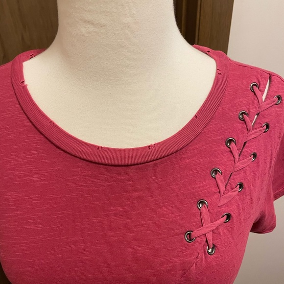 Lucky Brand Distressed Shirt - Picture 3 of 5